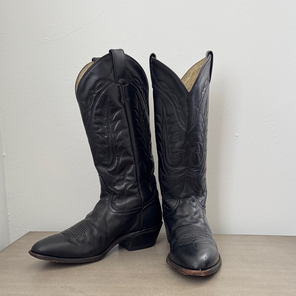 Tony Lama Black Western Boots